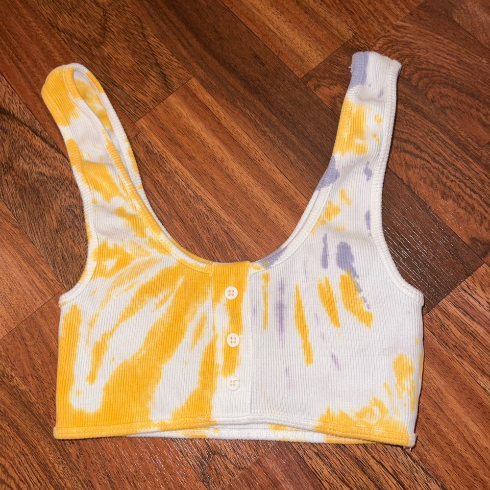 Zara Tie Dye Crop Top